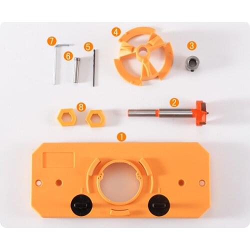 Newest Concealed 35MM Cup Style Hinge Jig Boring Hole Drill Guide +Forstner Bit Wood Cutter Carpenter Woodworking DIY Tools