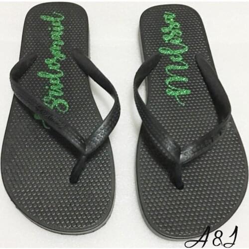 5pair lot Custom Name Flip Flop Wedding Proposal Maid of Honor Bridesmaid Gift Bridal Hen bachelorette party gift