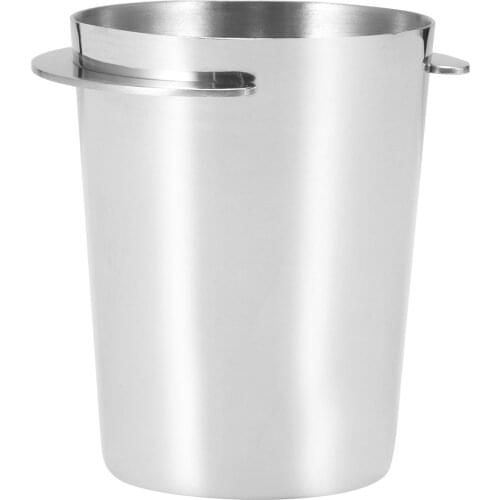 51/54/58mm Espresso Machine Cup Stainless Steel Coffee Dosing Cup Powder Feeder Part For Espresso Machine Coffee Sniffing Mug