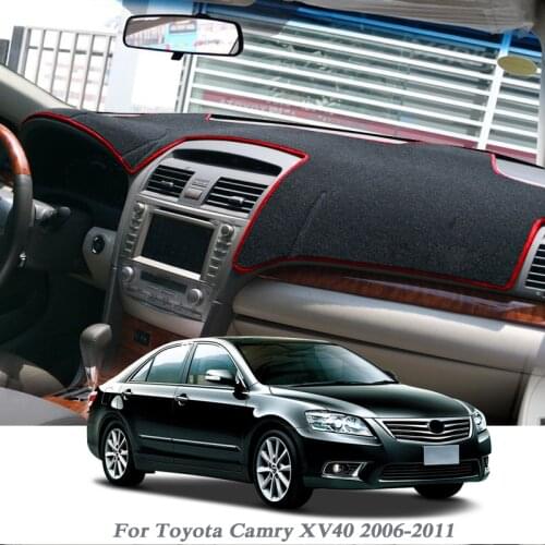 Car Styling Dashboard Protective Mat Shade Cushion Pad Rose Carpet For Toyota Camry XV40 2006-2011 LHD&RHD Interior Accessory