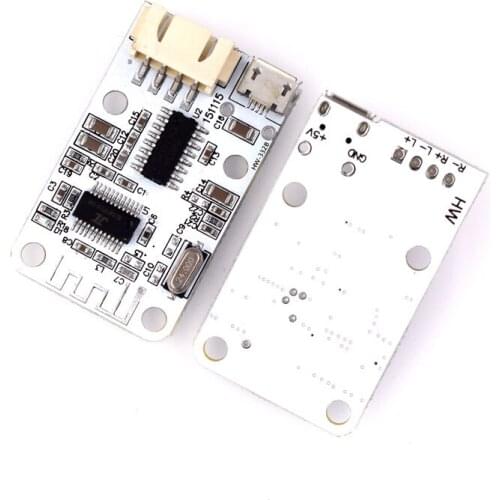 Wireless Bluetooth 4.0 Stereo Digital Audio Amplifier Receiver Module Sound Loud Board Micro USB 3W+ 3W DC 5V For Arduino Module