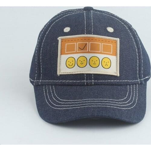 2021 New Snapback Cap Kids Boy Cartoon Denim Baseball Caps Sun Protection Girl Hat Adjustable Cartoon Baby Hats