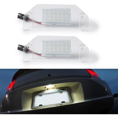 For Dodge Charger Challenger Avenger Chrysler 300 LED License Plate Light Tag Lamp Car tail Lighting Source Canbus Error