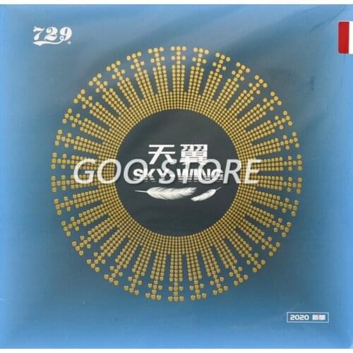 Friendship 729 Sky Wing / Sky-Wing Light Weight Backhand 729 Table Tennis Rubber Skywing Ping Pong Sponge
