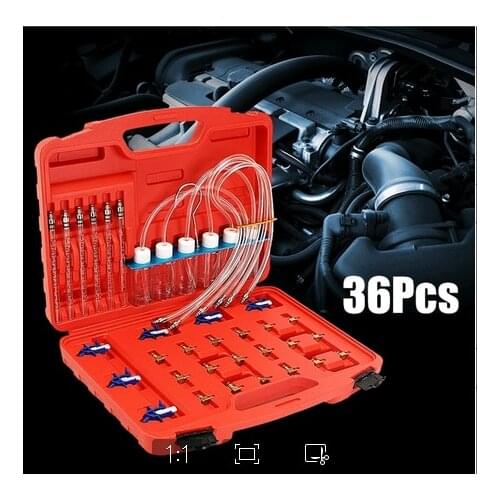 36pcs Car Inspection Tools Fuel Flow Detection Tools Measure Car Fuel Flow Detector Car Repair Tool Car Hand Tools BOSCH-01 HWC