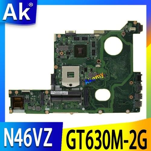 Akemy N46VZ GT630M /GT635M 2GB mainboard REV2.1 For ASUS N46V N46VM N46VZ N46VJ N46VB laptop motherboard 60-N8IMB1400 100%Tested