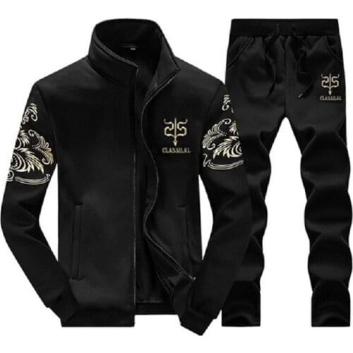 Fashion Mens Sportswear Hoodies Men Casual Sweatshirt Male 2PCS Tracksuit Men Brand Clothes Man Leisure Outwear Tracksuit Sets