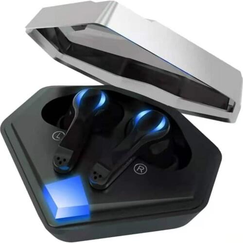 True Wireless Stereo Earphones BT Headphones with Mic Wireless In-ear Earbuds Touch Control Gaming Headset Portable Music Earbud