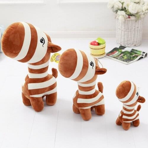 28cm 42cm 55cm New soft plush zebra toys, creative doll, pillow, wedding gift, childrens gift,wholesale