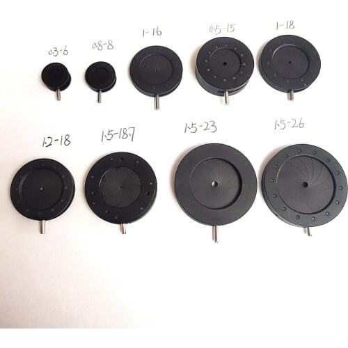Amplifying Diameter 0-50mm Zoom Optical Iris Diaphragm Aperture Condenser For Digital Camera Microscope Adapter