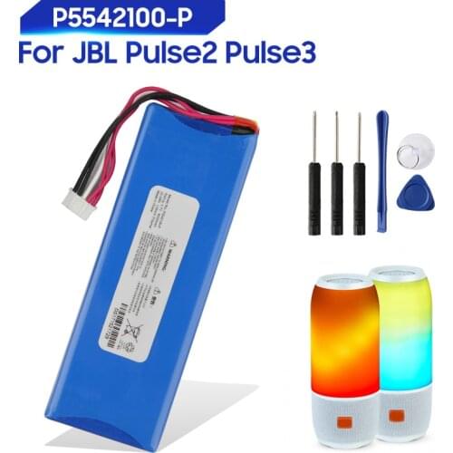 Original Replacement Battery For JBL Pulse3 Pulse2 Pulse 3 Pulse 2 P5542100-P Genuine Battery 6000mAh