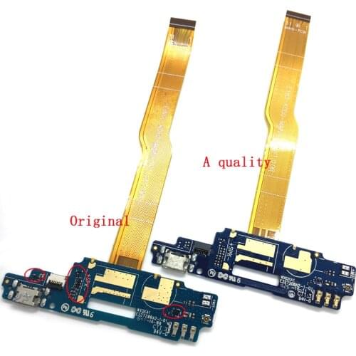 USB Charging Port Dock Connector Flex Cable For ZTE Voyage 4 Blade A610 USB Charging Dock Connector Board Parts