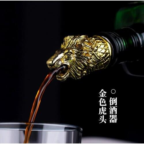 Deer head wine mouth pourer creative wild grid silicone pourer wine pourer wine pourer wake-up wine