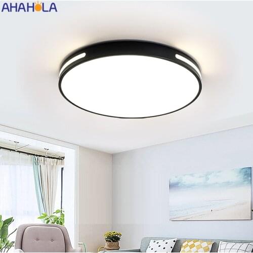 Modern Ceiling Lighting for Home Surface Mounted Iron Led Ceiling Lamps for Living Room Kitchen Black Ceiling Light Fixture