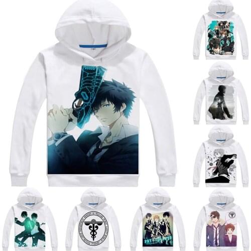 Coolprint Anime Hoodies Psycho-Pass PSYCHOPASS 3D Hoodies Multi-style Long Hooded Saiko Pasu Shinya Kogami Cosplay Sweatshirts