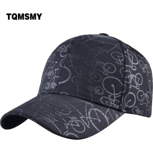 TQMSMY Printing Bicycle Caps Summer Mens Baseball Cap for Women Snapback Hats For Men Cap Bone Gorras Casquette Chapeu TMBS103