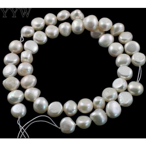High Quality 8-9mm 100% Natural Freshwater Pearl Beads white Baroque Pearl Loose Beads For DIY Necklace Bracelat Jewelry Making