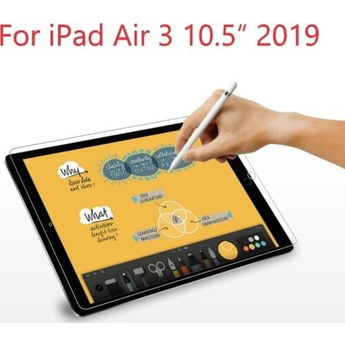 Screen Protector For iPad Air 3 10.5" 2019 Release Tempered Glass Model A2152 A2123 A2153 Tablet Protective Film Guard Cover