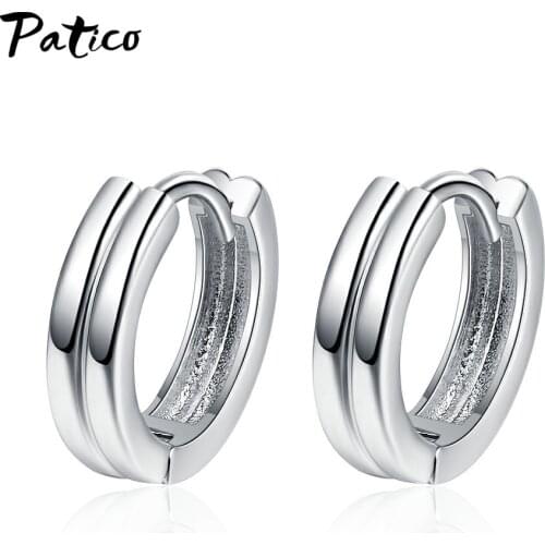 Gothic Jewelry 925 Sterling Silver Black Earrings For Women Girls 2021 Trend Valentines Day Gift Wholesale