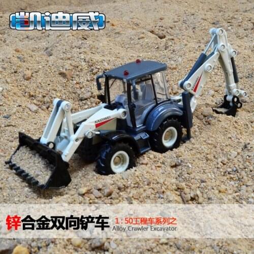 1:50 high simulation alloy toy two-way forklift construction machinery model car for children gifts