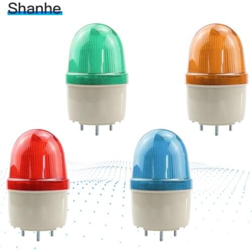 1pcs DC 12V 24V AC 110V 220V LED-2071 Red Orange Green Blue Warning Light lamp Siren Industrial Warning without buzzer