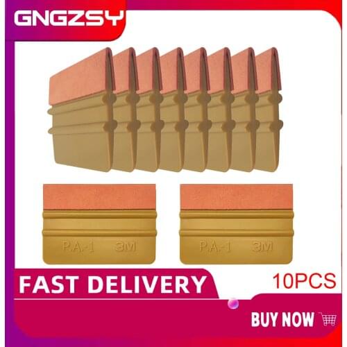 Car Styling Window Tint Tools 3M Wool Suede Pointed Squeegee Carbon Fiber Vinyl Glass Protective Film Wrap Headlight Scraper K24