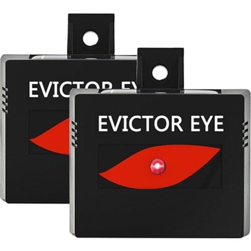 2PC Solar Powered Animal Repeller for Cats Foxes Electronic Cat Ultrasonic Anti Mosquito Insect Repeller Rat Mouse