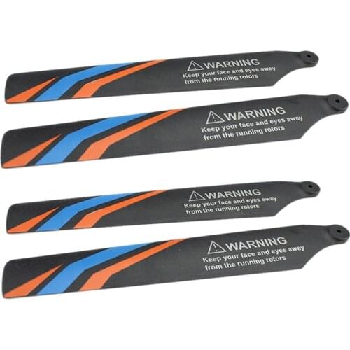 4Pcs Main Blade Propellers for WLtoys XK K127 RC Helicopter Airplane Drone Spare Upgrade Parts Accessories