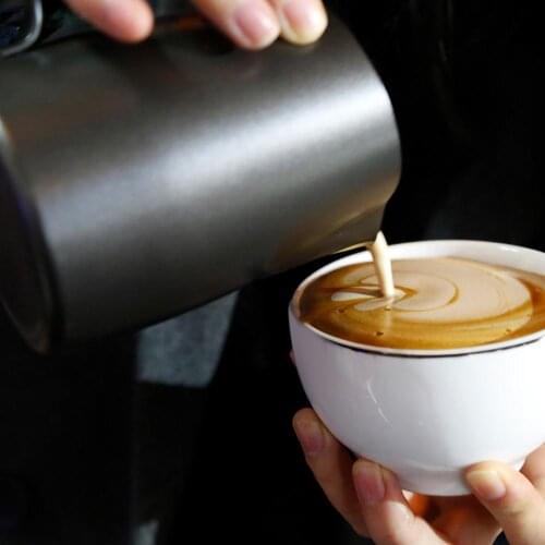 600ml Milk Jug Kitchen Accessories Stainless Steel Frothing Latte Pitcher Milk Coffee Cup Kitchen Tool Coffee Accessories