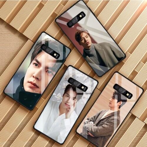 Lee min ho Tempered Glass Phone Case For Samsung Galaxy S8 S9 S10 S20 PLUS J8 J6 J4 2018 NOTE 8 9 10 Cover Shell