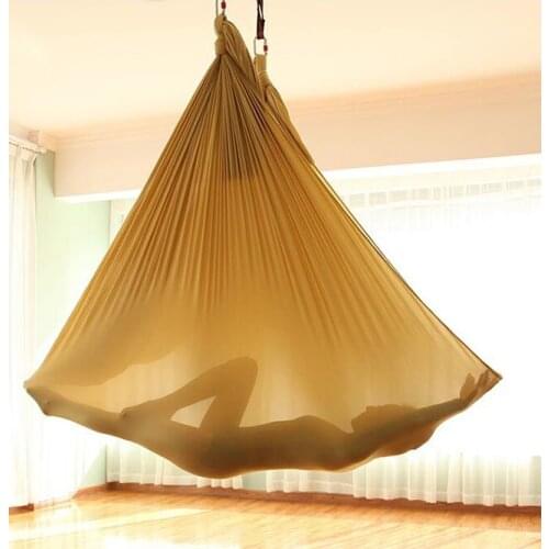 Aerial Yoga Hammock 5M Elasticity Swing Multifunction Anti-gravity yoga training Belts