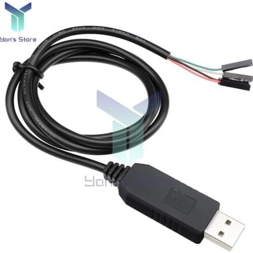 PL2303 PL2303HX Download Line USB To TTL UART Cable Module 4 Pin RS232 Converter Serial Cables Adapter 5V for Arduino Computer