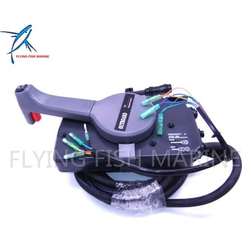 Boat Motor 703-48207-22-00 Side Mount Remote Control Throttle Shift Box For Yamaha Outboard Engine 10 Pins, Right hand New Type