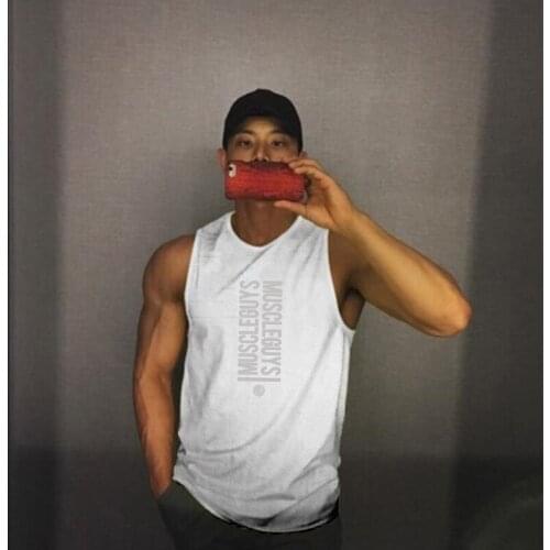 New Fitness Summer Workout Gym Mesh Tank Top Men Fashion Musculation Quick Dry Vest Clothing Bodybuilding Sport Sleeveless Shirt