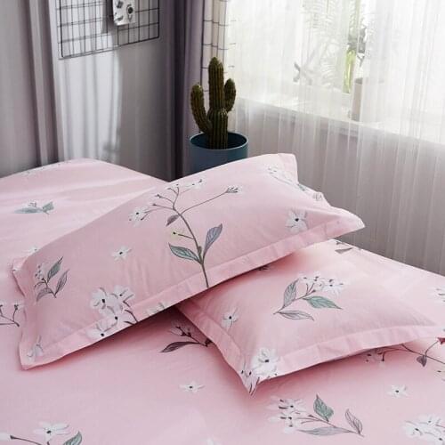 Fashion Beauty cute Floral Printed Pillowcase 100% Polyester Pillow Case Cover For Bedroom Use 1 Piece 48cm*74cm home decoration