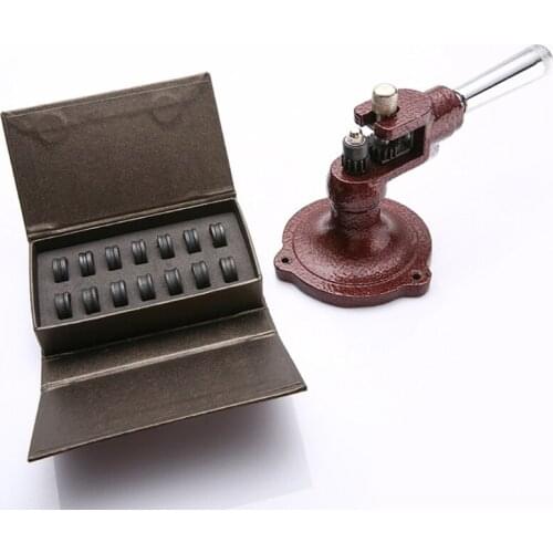 Ring Stretchers Expander Sizing Machine with 14pcs Highly Polished Rollers Accessory for Stone Set Jewelry Making Tools