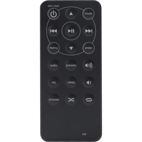 New remote control suitable for ihome iR9 CLOCK AUDIO SYSTEM player controller