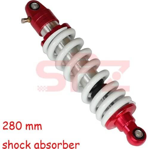 Suitable for motorcycle dirt pocket bike quad bike 280mm shock absorber spring suspension