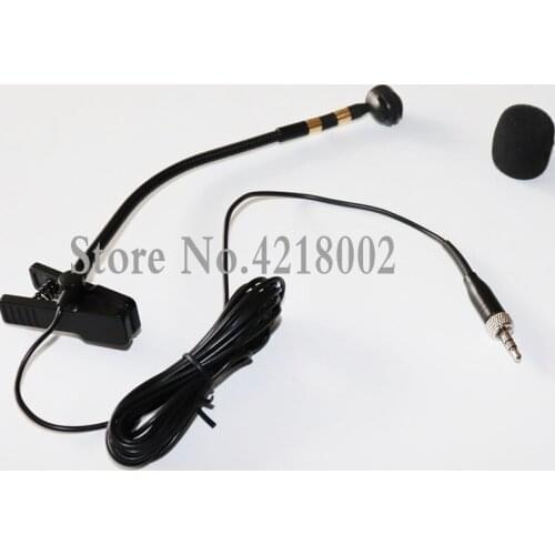 Wired Instrument Condenser Microphone For Saxophone Orchestral Vocal SAX Playing Musical Instrument Lapel Lavalier Clip-on Mic