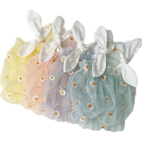 Mesh Dog Clothes Daisy Print Tulle Sleeveless Cat Dog Sweatshirt Hoodies Transparent Shirt For Small Dogs Yorkie Puppy Outfit XL
