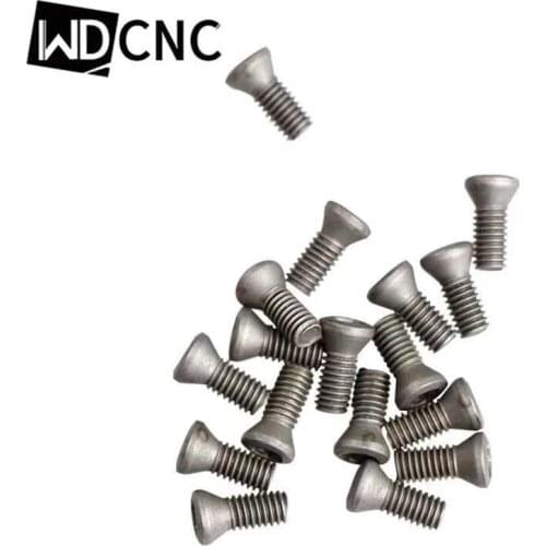 50pcs Lathe 12.9 grade Trox screw M1.8/M2/M2.2/M2.5/M3/M3.5/M4/M5 plum screws CNC Tool Screw for milling, tool holder, cutter