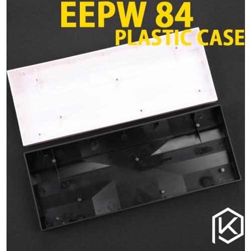 Xd84 eepw84 plastic case black white case for xd84 70% eepw84 pcb and plate