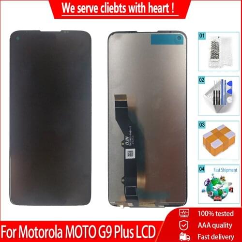 6.81" Tested For Motorola MOTO G9 Plus XT2087-1 LCD Screen Display Touch Panel Digitizer Assembly Replacement Parts