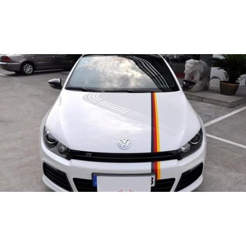 Aliauto 3 x Car-styling German flag reflective car stickers and decals waterproof Accessories for volkswagen passat b5 Polo Golf