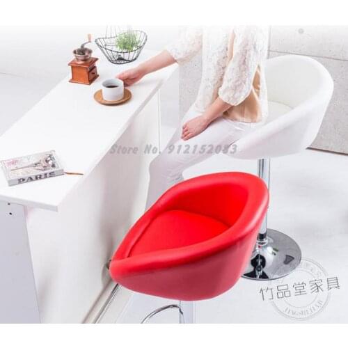 Bar chair lift chair household swivel chair manicure chair beauty stool back chair makeup chair modern minimalist