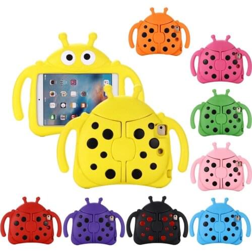 Kids Case for IPad 9.7 2017 2018 Air 2 Pro 9.7 EVA Non-toxic Beetle Shockproof Tablet Cover for IPad Mini 1 2 3 4 5 Shell + Pen