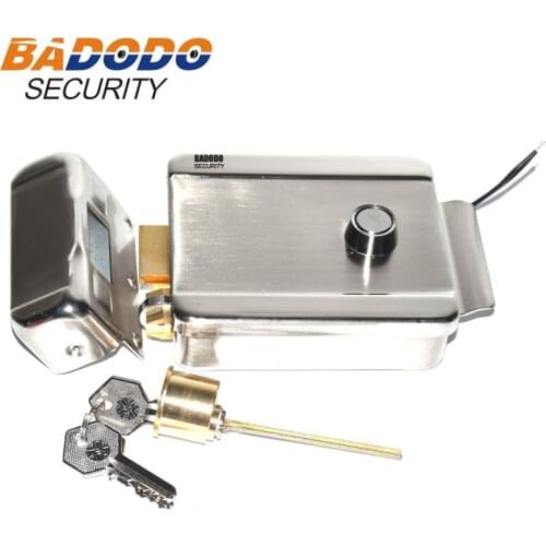 Metal Electric Gate Door Lock Secure Electric metallic Lock Electronic Door Lock for Video Intercom Doorbell Door Access Control