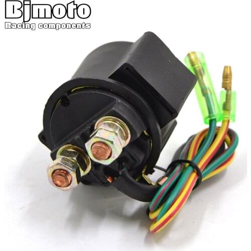 BJMOTO Motorcycle Starter Relay Solenoid For Honda TRX250X RX300 TRX350 RX400 CB750 Kawasaki KZ1000 KZ900 Z1 KZ750 KZ650 KZ250