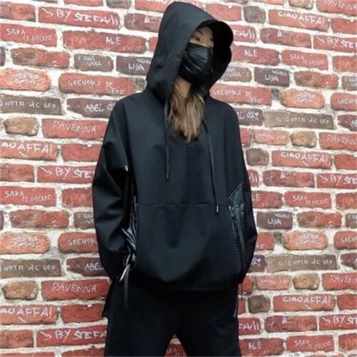 European and American Autumn and Winter Bat Sleeve individual loose style BF wind womens hoodie casual long-sleeved fas