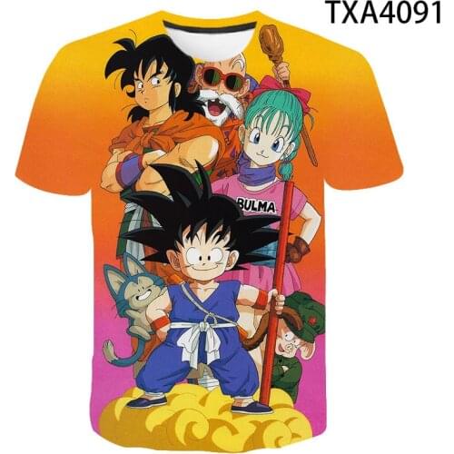 New Boy Girl Kids Anime Dragon Fashion Men Women Children DBZ 3D Printed T Shirt Boy Girl Kids Short Sleeve Casual Cool Tops
